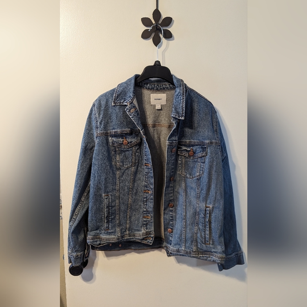 Old Navy Boyfriend denim jacket, XL